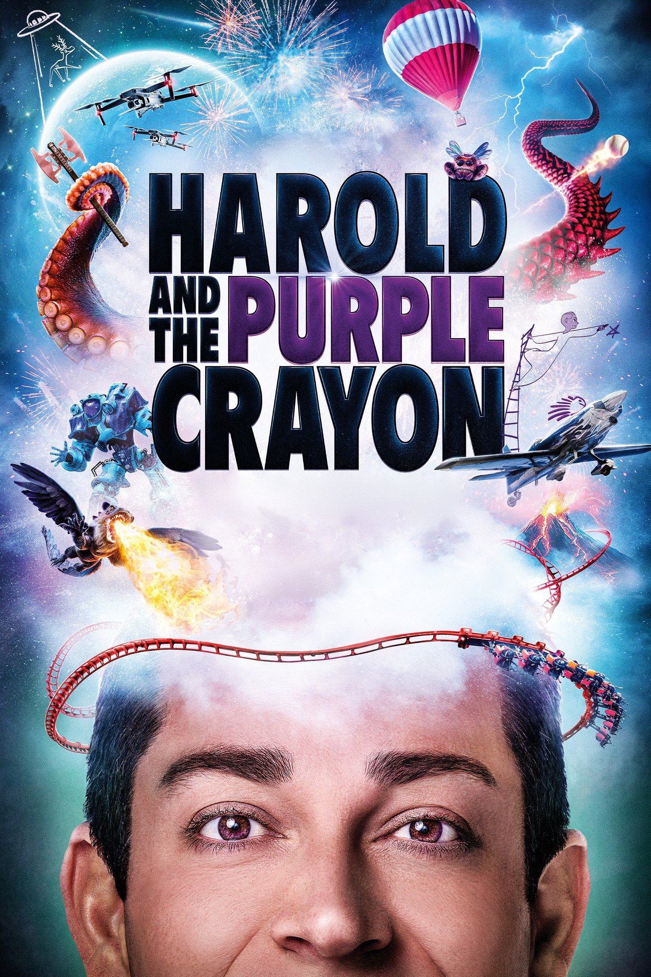 ดูหนัง Harold and the Purple Crayon (2024) แฮโรลด์กับสีเทียนมหัศจรรย์